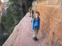 Ledge trail to Hidden Canyon